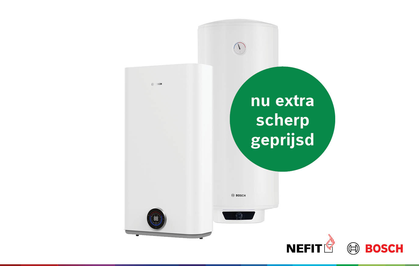 Bosch boilers: nu extra scherp geprijsd!