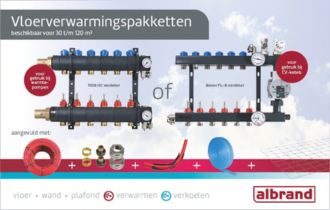 Albrand biedt nieuwe vloerverwarmingspakketten 